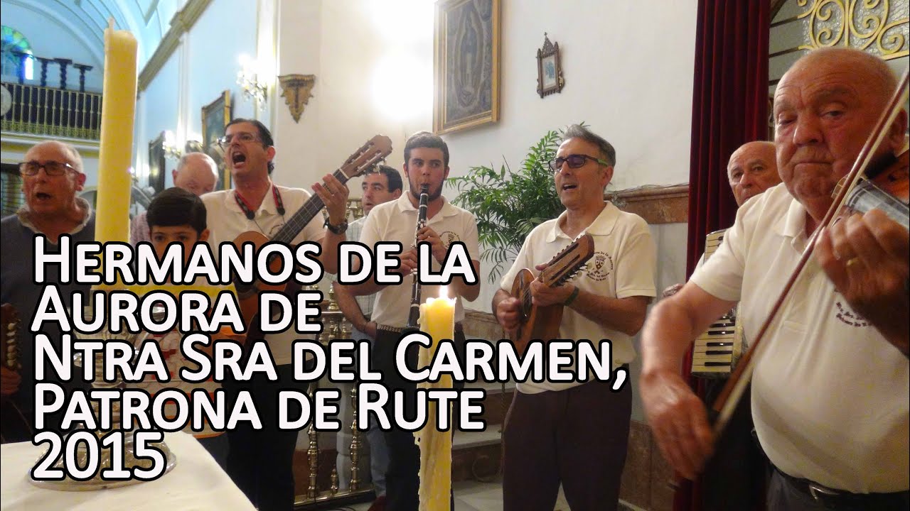 Hermanos de la Aurora de la Patrona de Rute 2015.