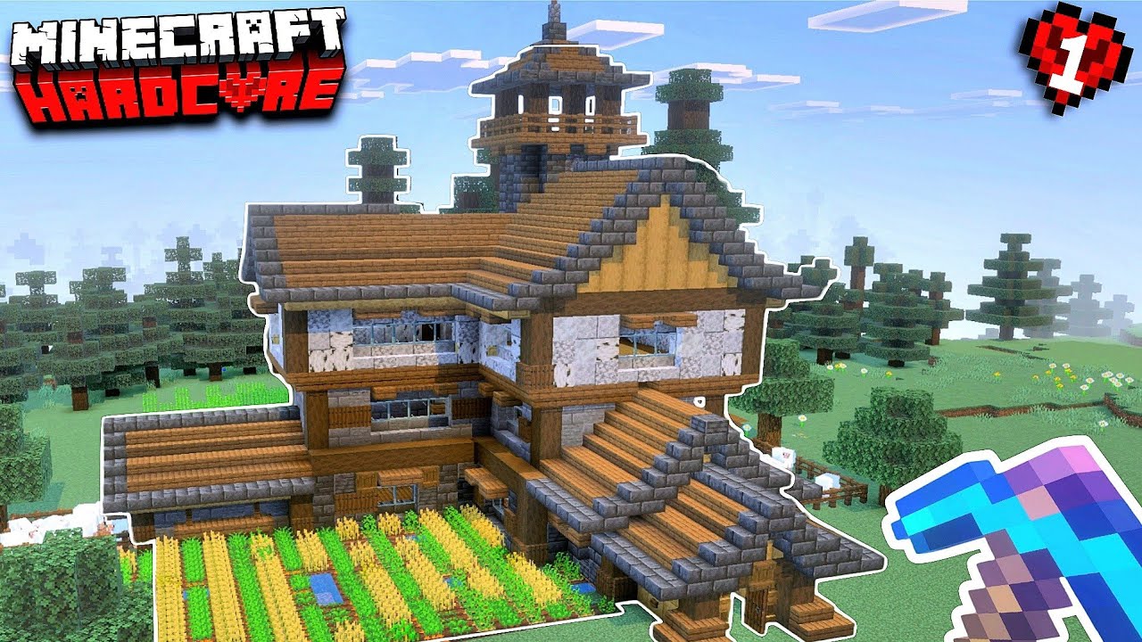 If I Die, It’s Over☠️… Minecraft Hardcore #1