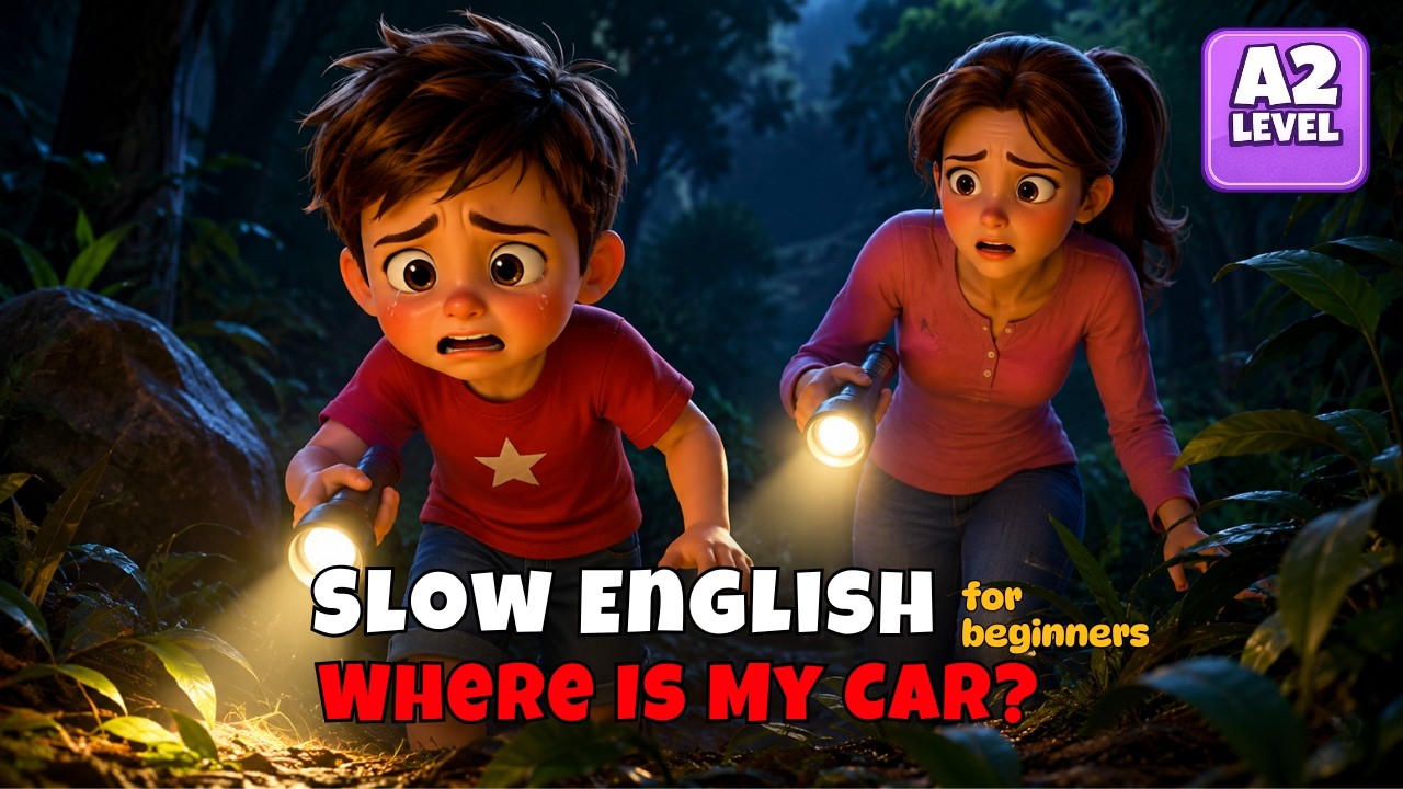 Tim Finds His Lost Toy Car! | English Listening Practice for Beginners (A1 Level)