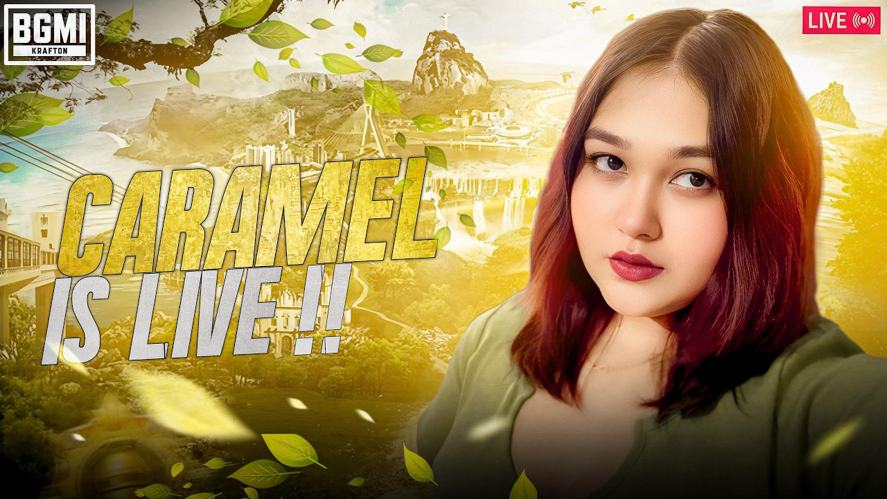 PUBG & BGMI LIVE | MORNING STREAM | CARAMEL IS LIVE #bgmilive #pubglive #bgmi #pubg #girlgamer