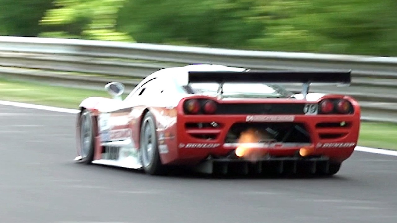 Saleen S7 R GT1 7.0-litre N/A V8 with UNRESTRICTED Exhaust SOUNDS at Circuit Spa Francorchamps!