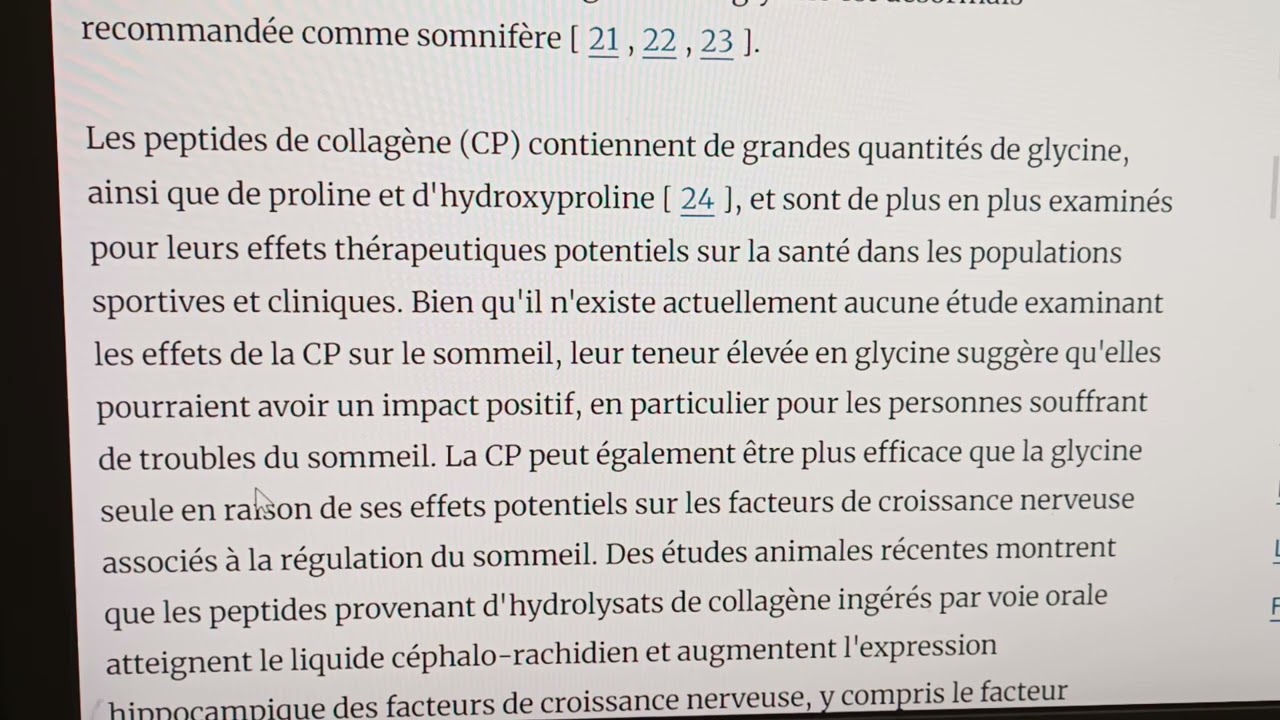 Du collagène, le soir pour mieux dormir ?