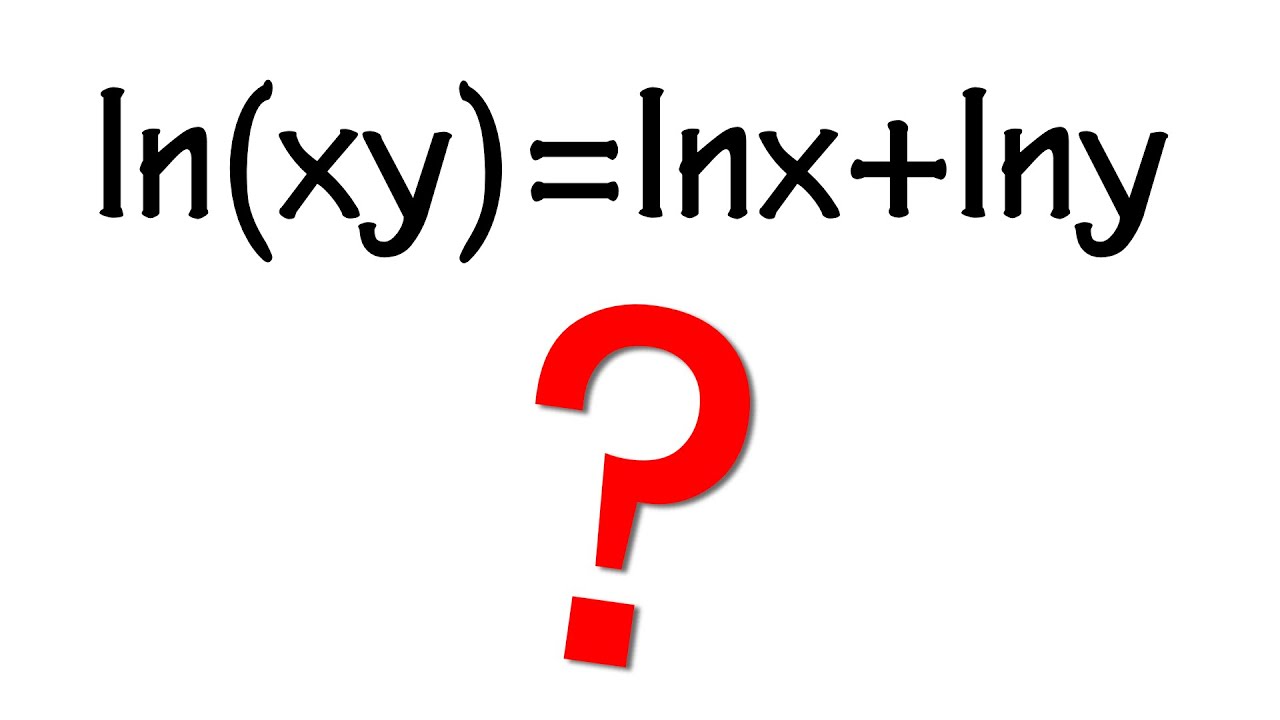 Proof of logarithm properties using calculus