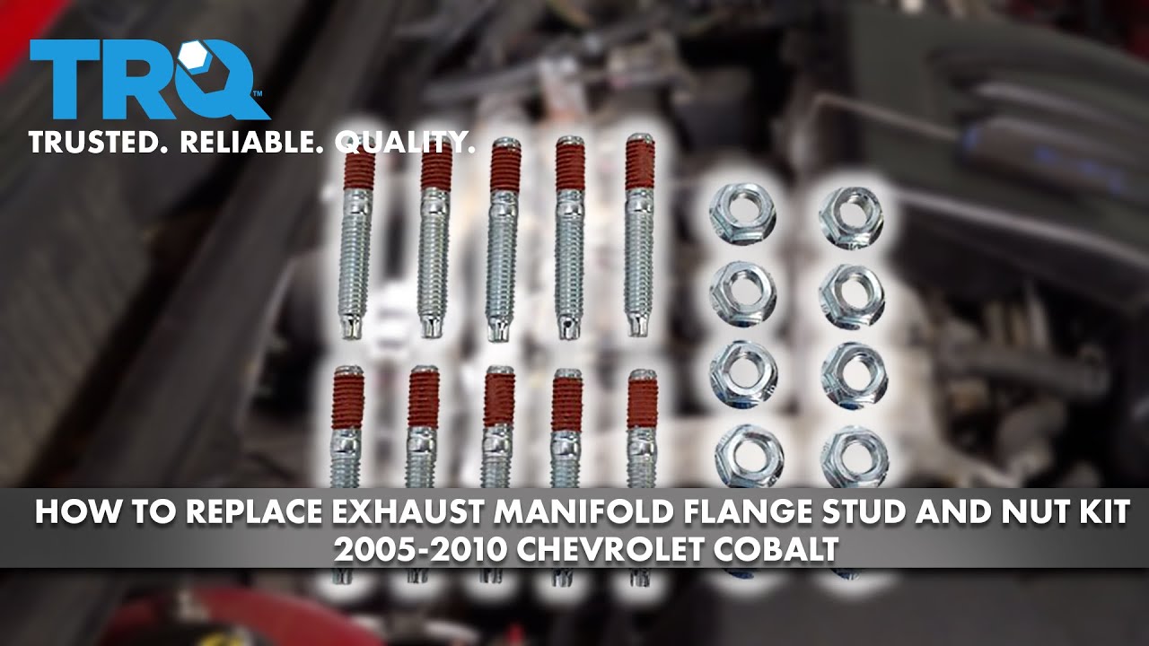 How to Replace Exhaust Manifold Flange Stud and Nut Kit 2005-2010 Chevrolet Cobalt