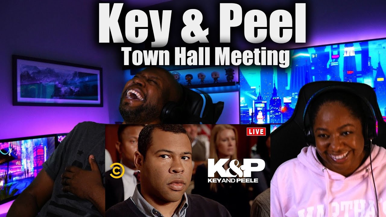 First Time Reaction to Key & Peele Compilation - Town Hall Meeting & Alien Invaders