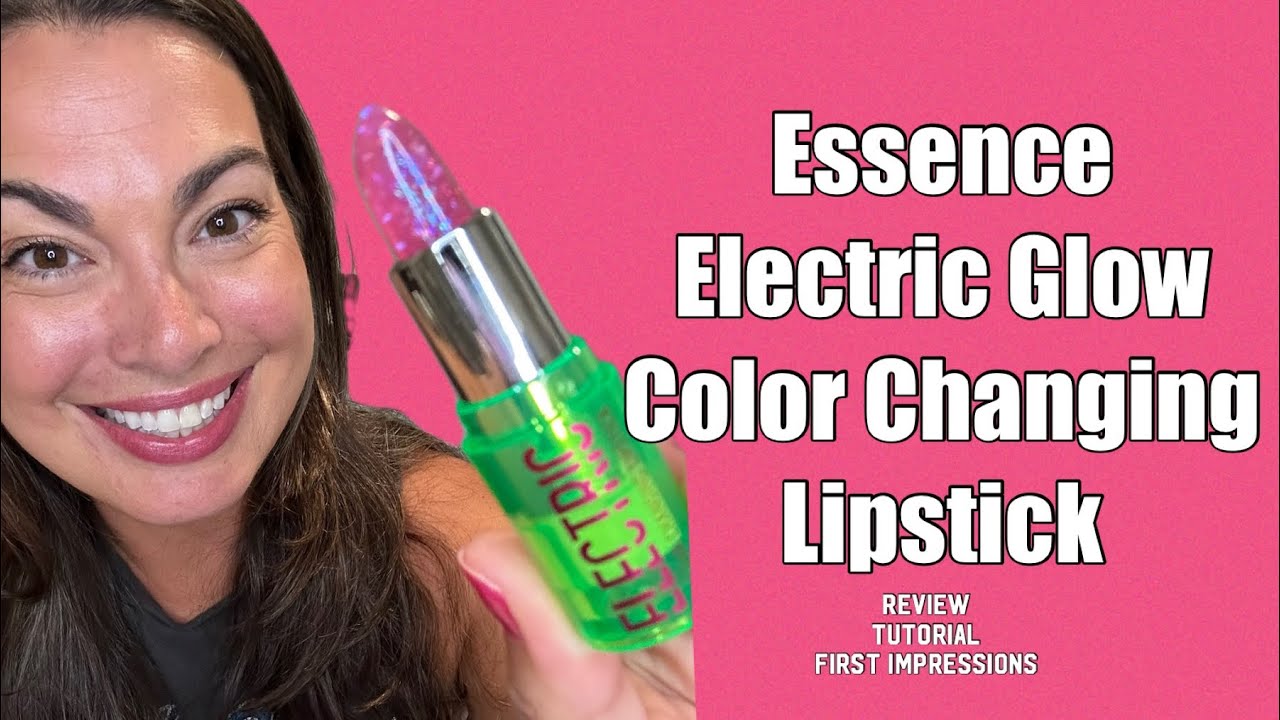Essence Electric Glow Color Changing Lipstick - review, tutorial, first impressions