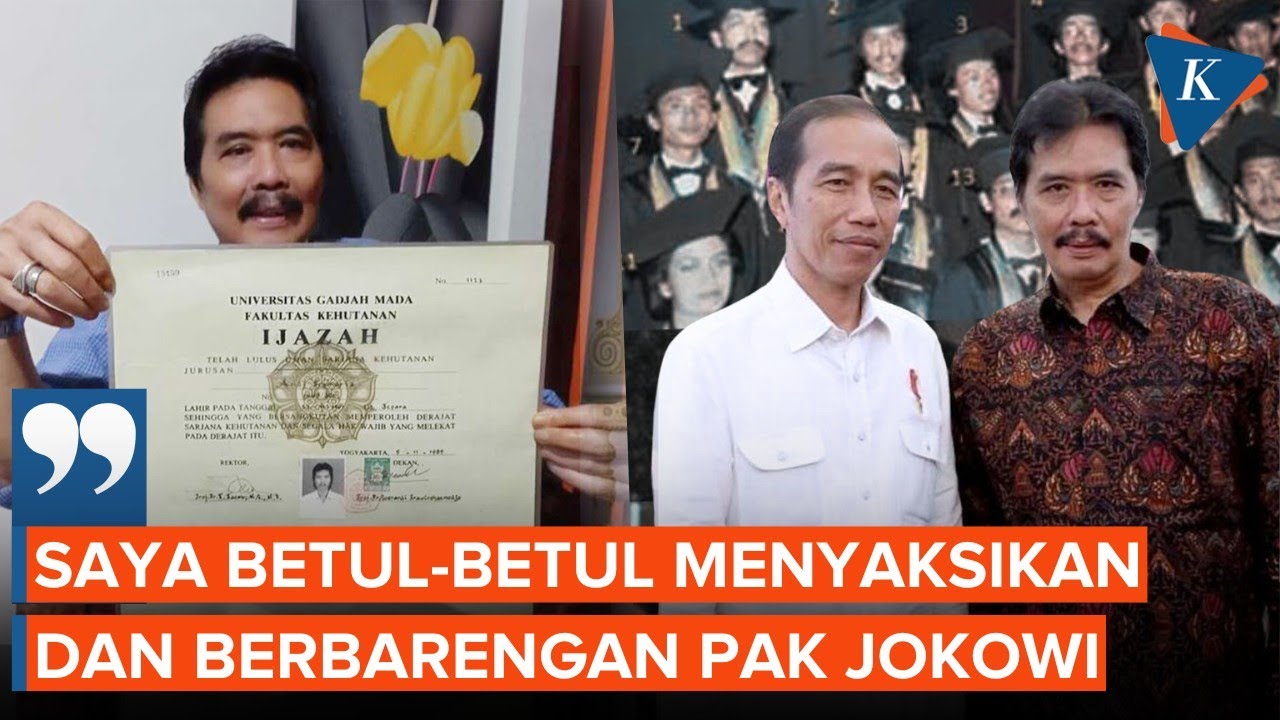 Di Tengah Polemik Ijazah Jokowi, Andi Pramaria Sebut Satu Angkatan dan Wisuda Bareng di UGM
