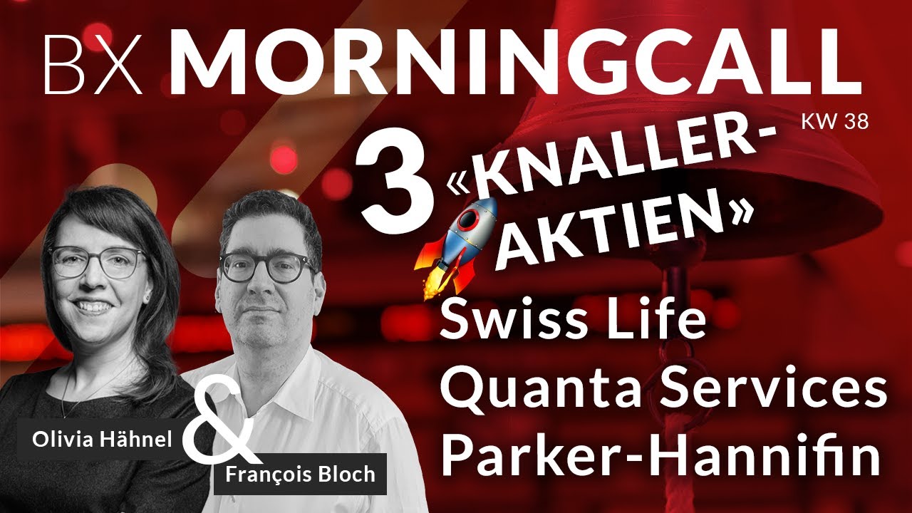 3 great stocks 📈in the BX model portfolio: Swiss Life, Quanta Services & Parker-Hannifin