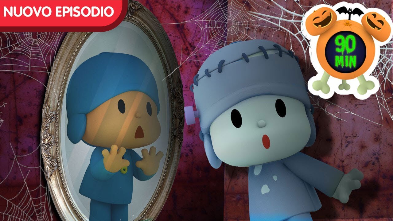 👻 POCOYO ITALIANO-NUOVO EPISODIO:Lo specchio di Halloween[90 min]VIDEO e CARTONI ANIMATI per bambini