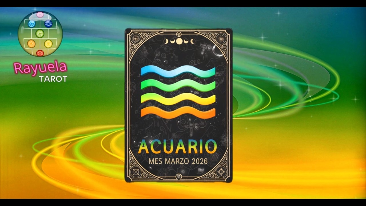 ACUARIO MARZO.SUELTAS LO QUE TE PESA EN TU VIDA LABORAL DESCANSAS Y DISFRUTAS DE TU NUEVA PROYECCION