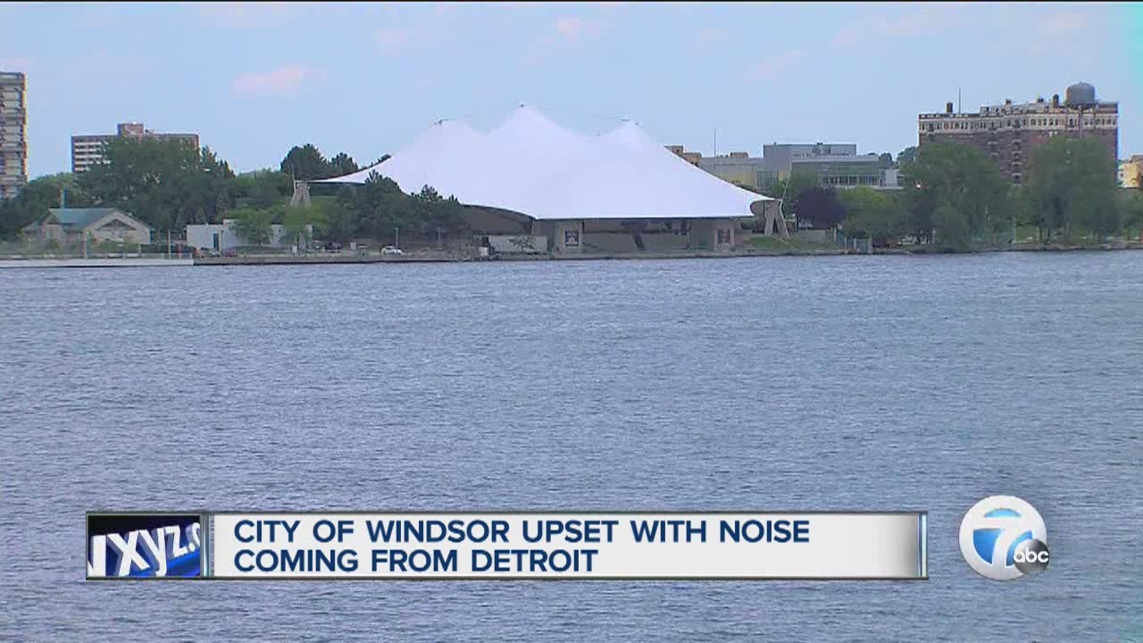 Windsor asks Detroit to turn down the music