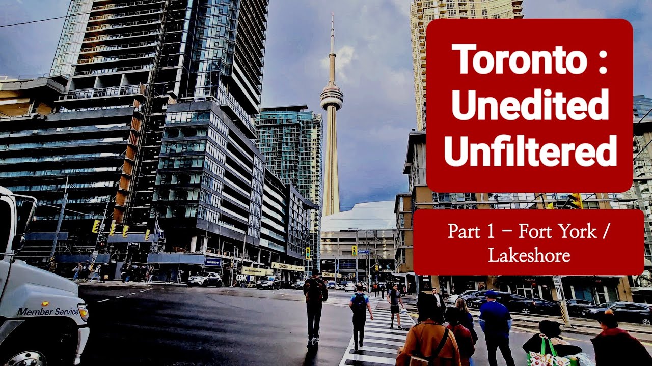 Toronto Vlog | Toronto Walking tour | No talk, no music, no filter, no editing | Fort York/Lakeshore