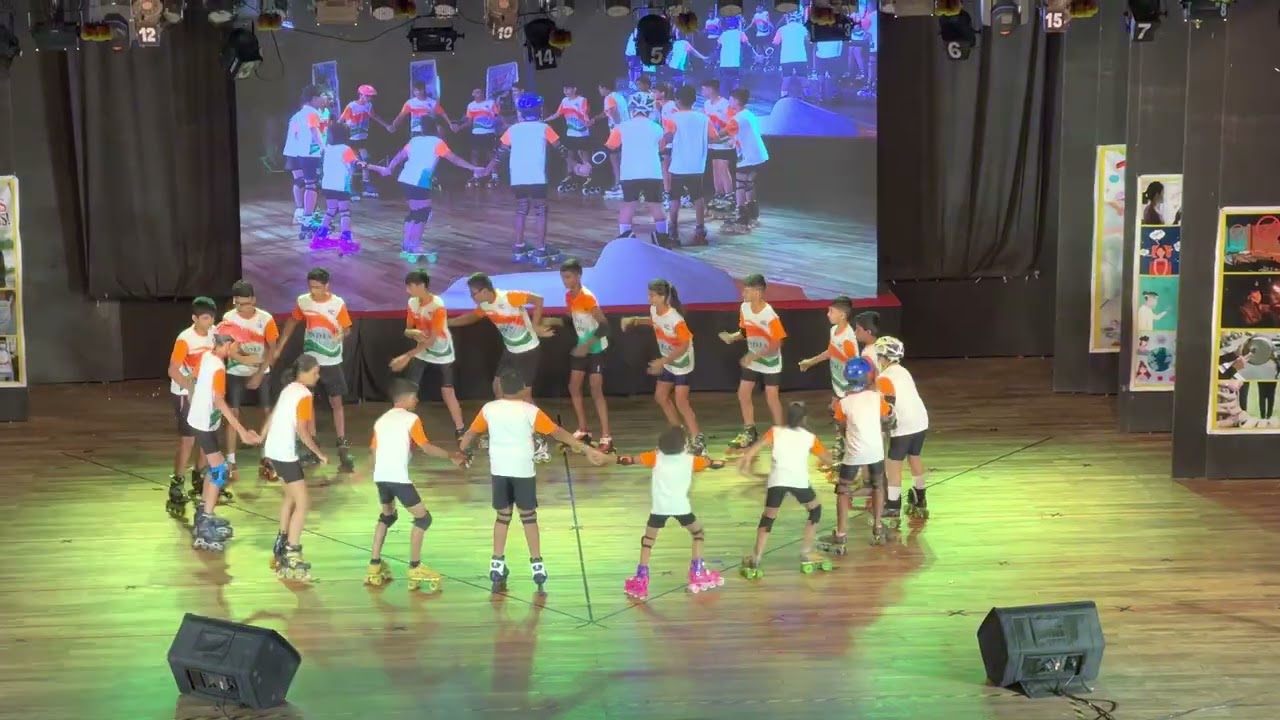 Taniksha’s Annual day Performance Skating GS Shetty International School