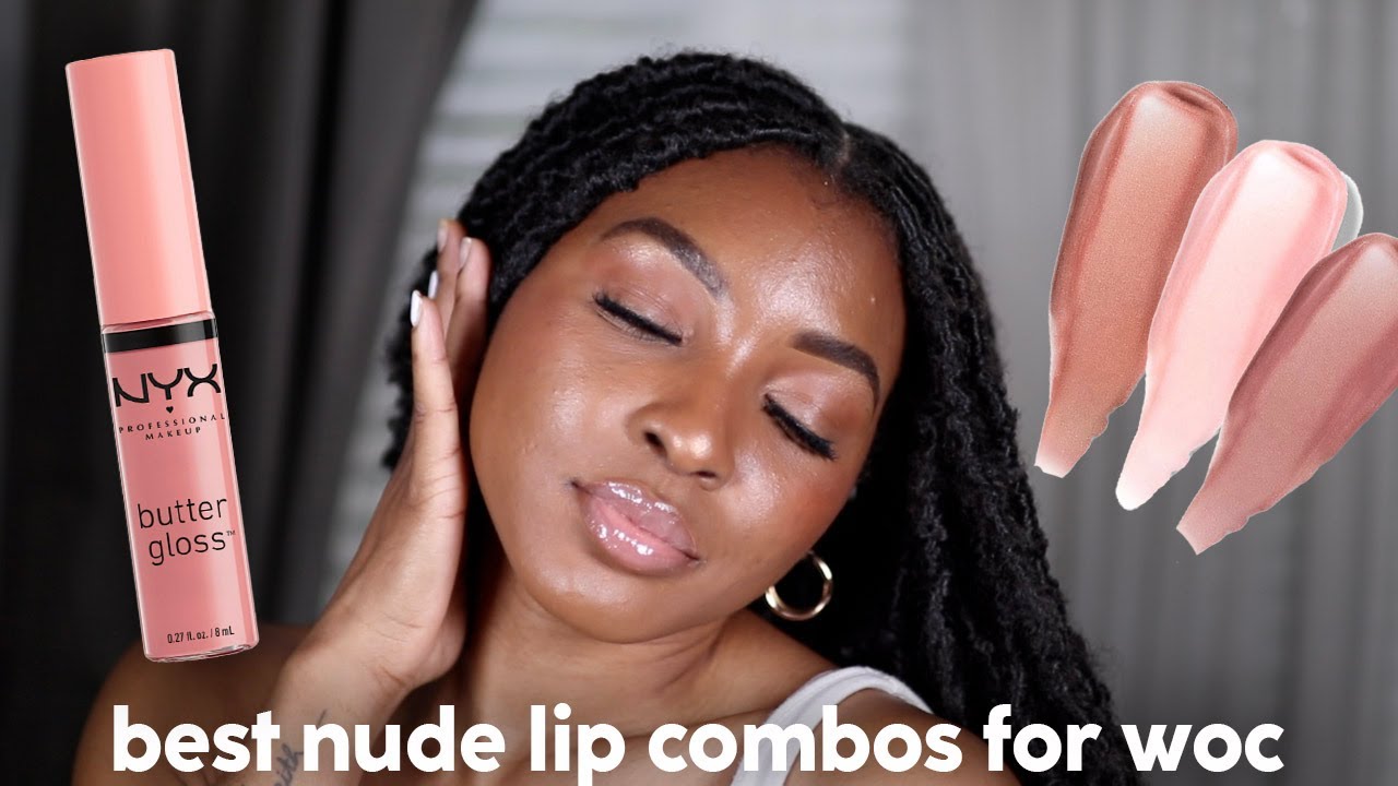 BEST NUDE LIP COMBOS FOR BROWN SKIN WOMEN WOC | DRUGSTORE & AFFORDABLE | KENSTHETIC