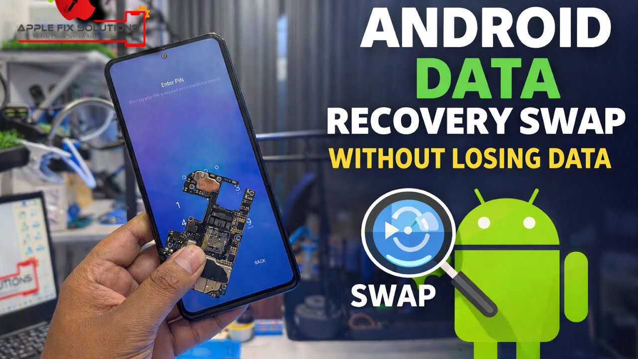 Android Data Recovery Without Losing Data 🔥 CPU + UFS Swap Method