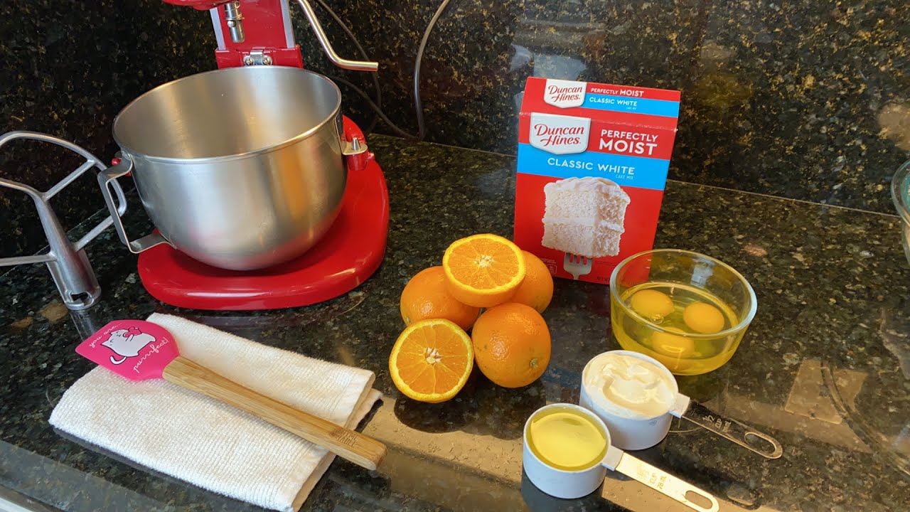 ❤️Live| pastel de Naranja de cajita.