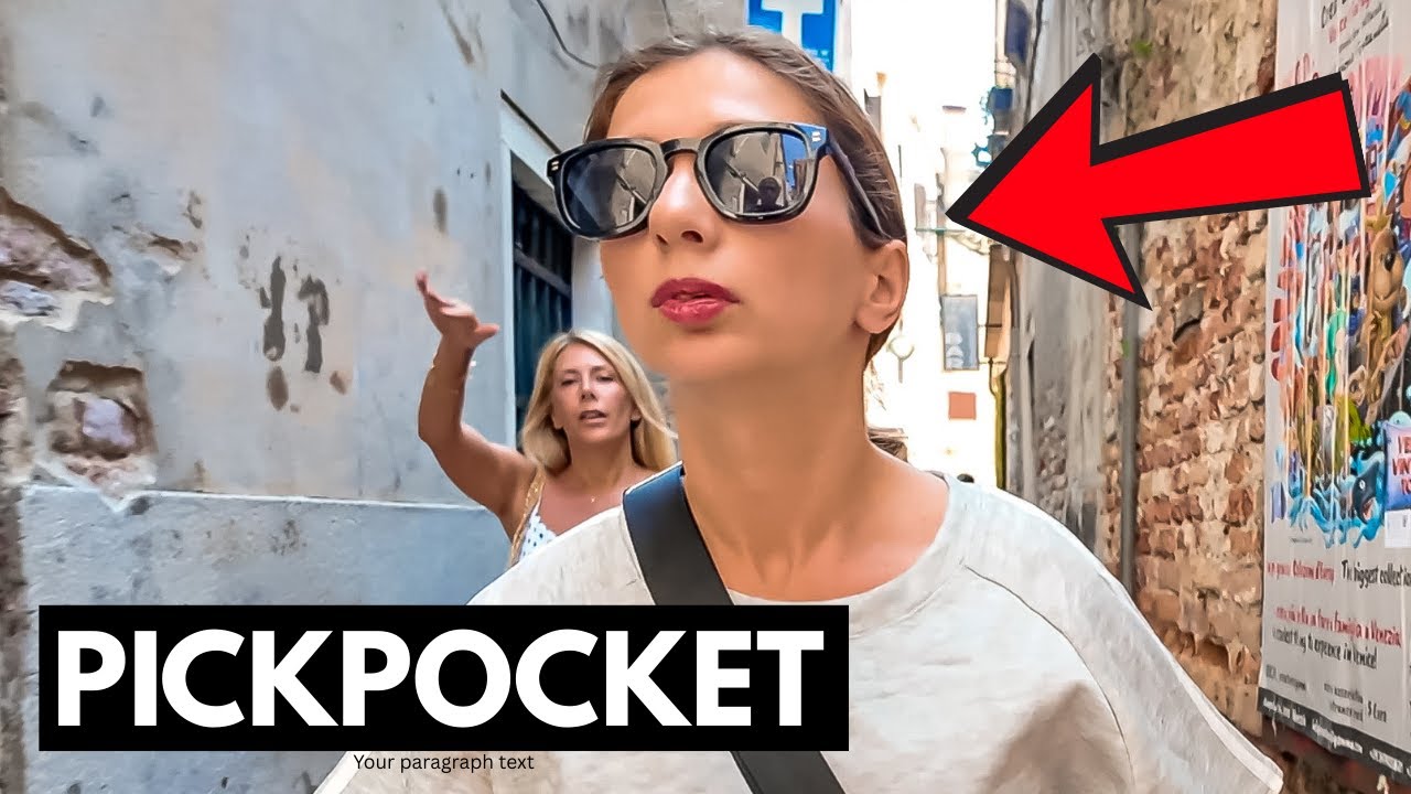 Catching Pickpocket In 4K In Venice (Italy)