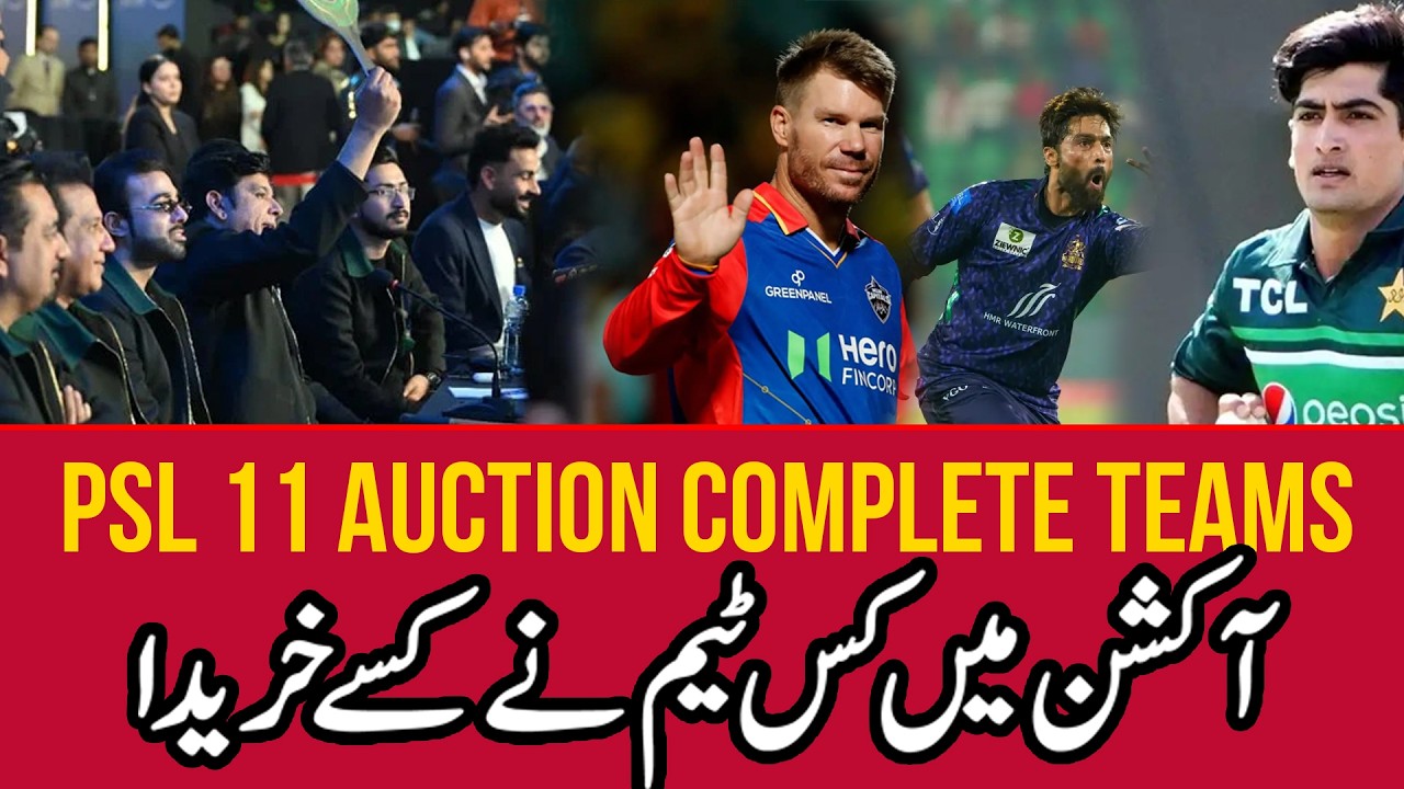 Who Bought Who? PSL 2026 Auction | All 8 Teams Final Squads & Prices