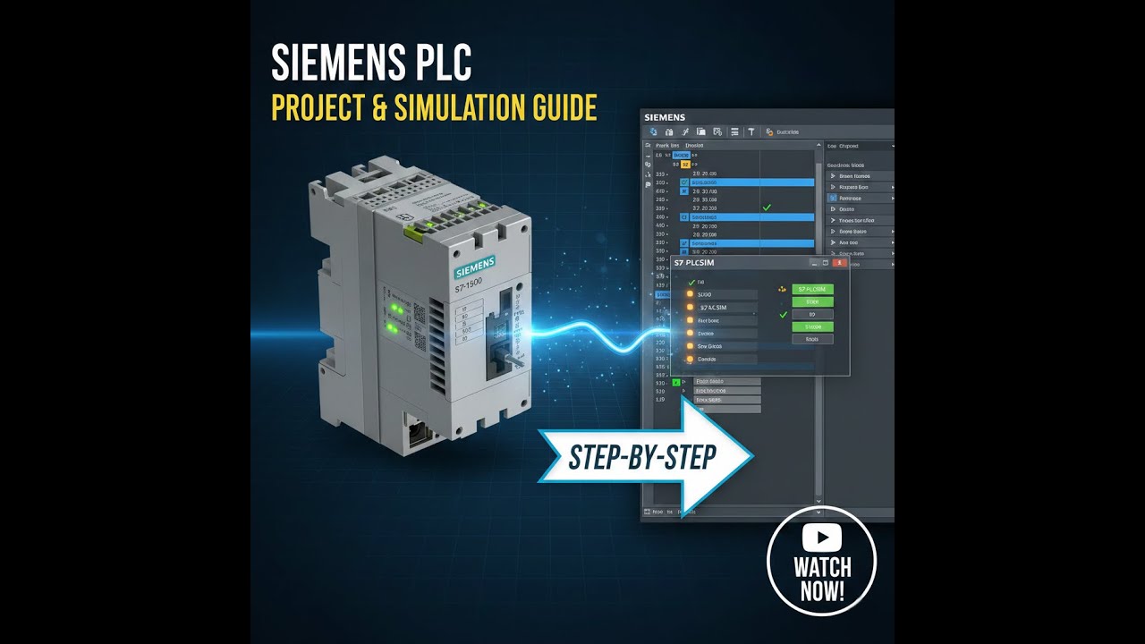 How to Create a Project and Run Simulation in Siemens PLC (TIA Portal)
