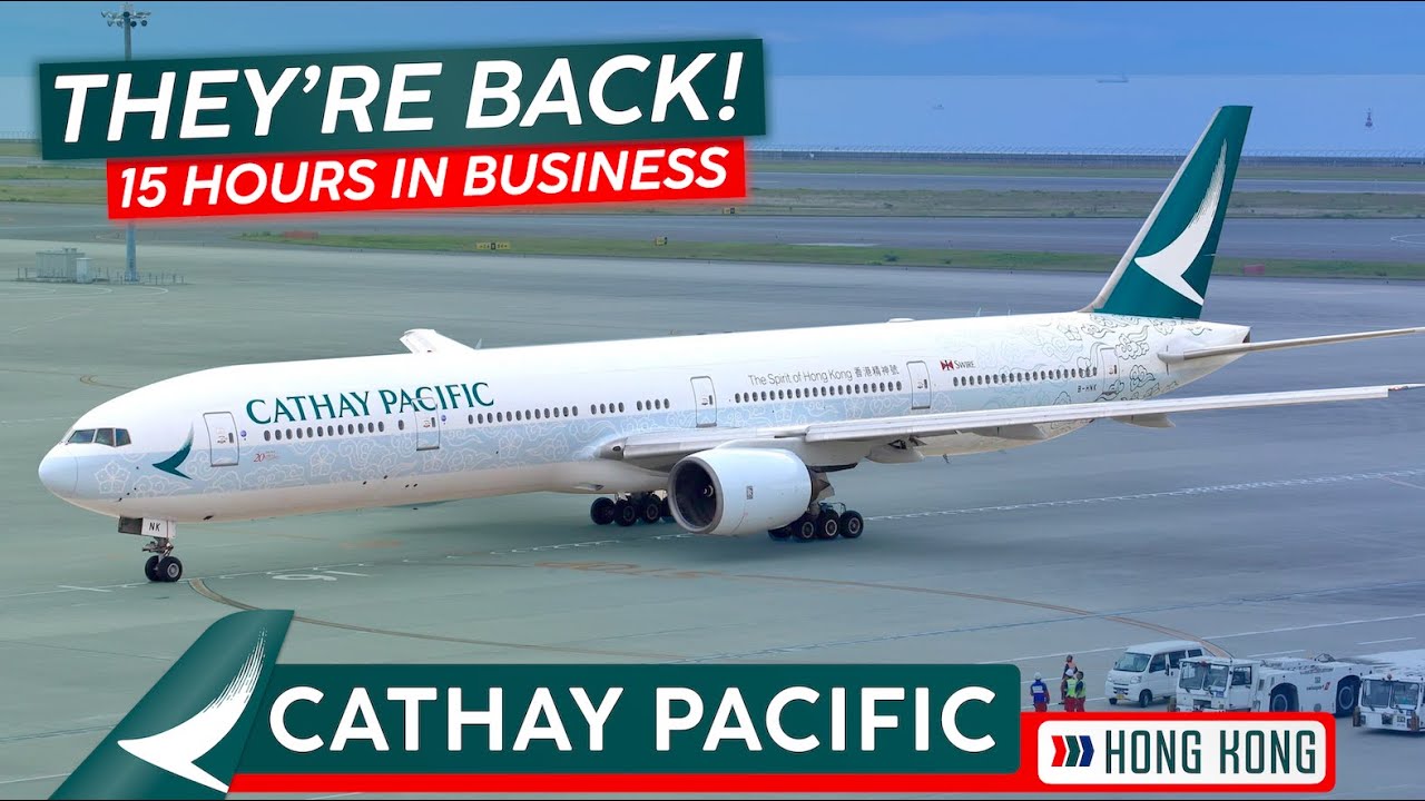 15 часов сверхдальнего перелета бизнес-классом на рейсе Cathay Pacific 🇺🇸 из Нью-Йорка в Гонконг 🇭🇰