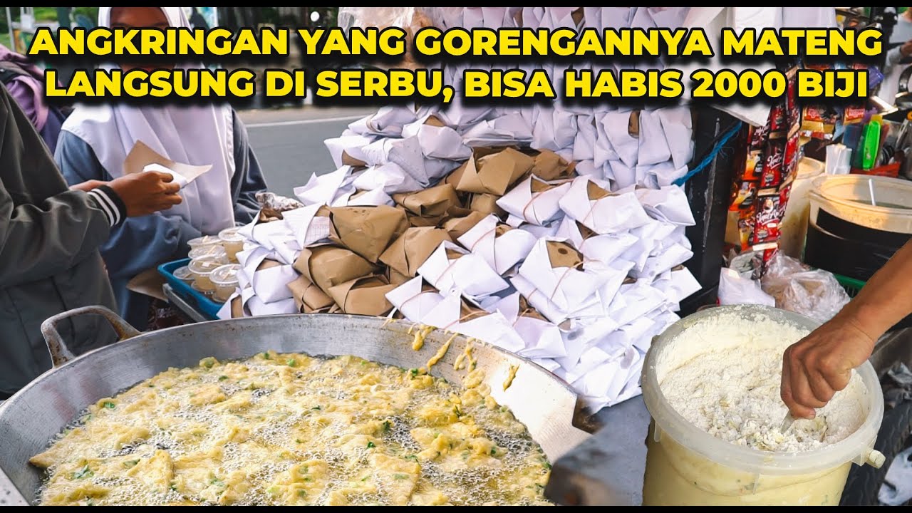 GAK MAIN MAIN! SEHARI TERJUAL 1500 NASI KUCING DAN 2000 GORENGAN DI ANGKRINGAN INI #kulinerjogja