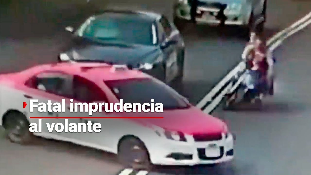 &iexcl;Vaya accidente! Una imprudencia por ambos lados, que le cuesta la vida a una persona en la CDMX