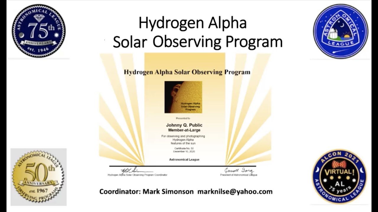 H Alpha Solar