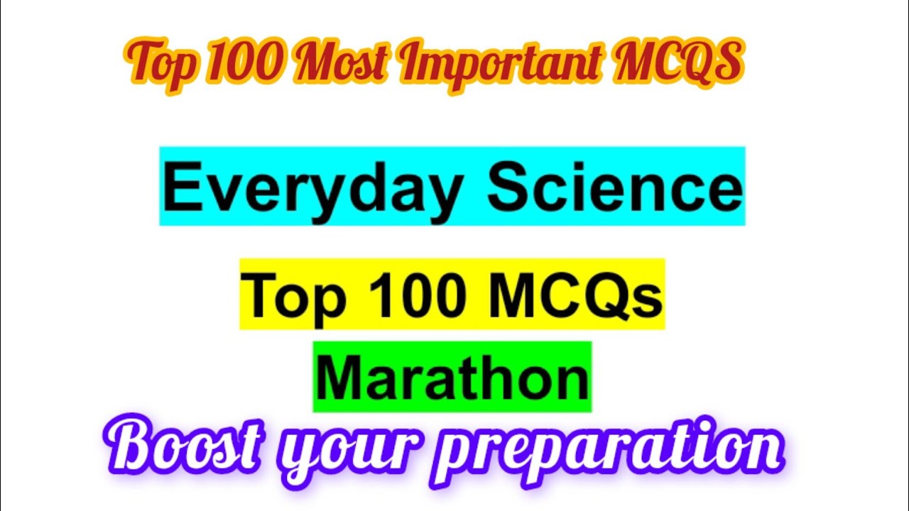 Everyday Science|MCQs|Jkp constable|100 most important MCQs|jkssb|MCQ