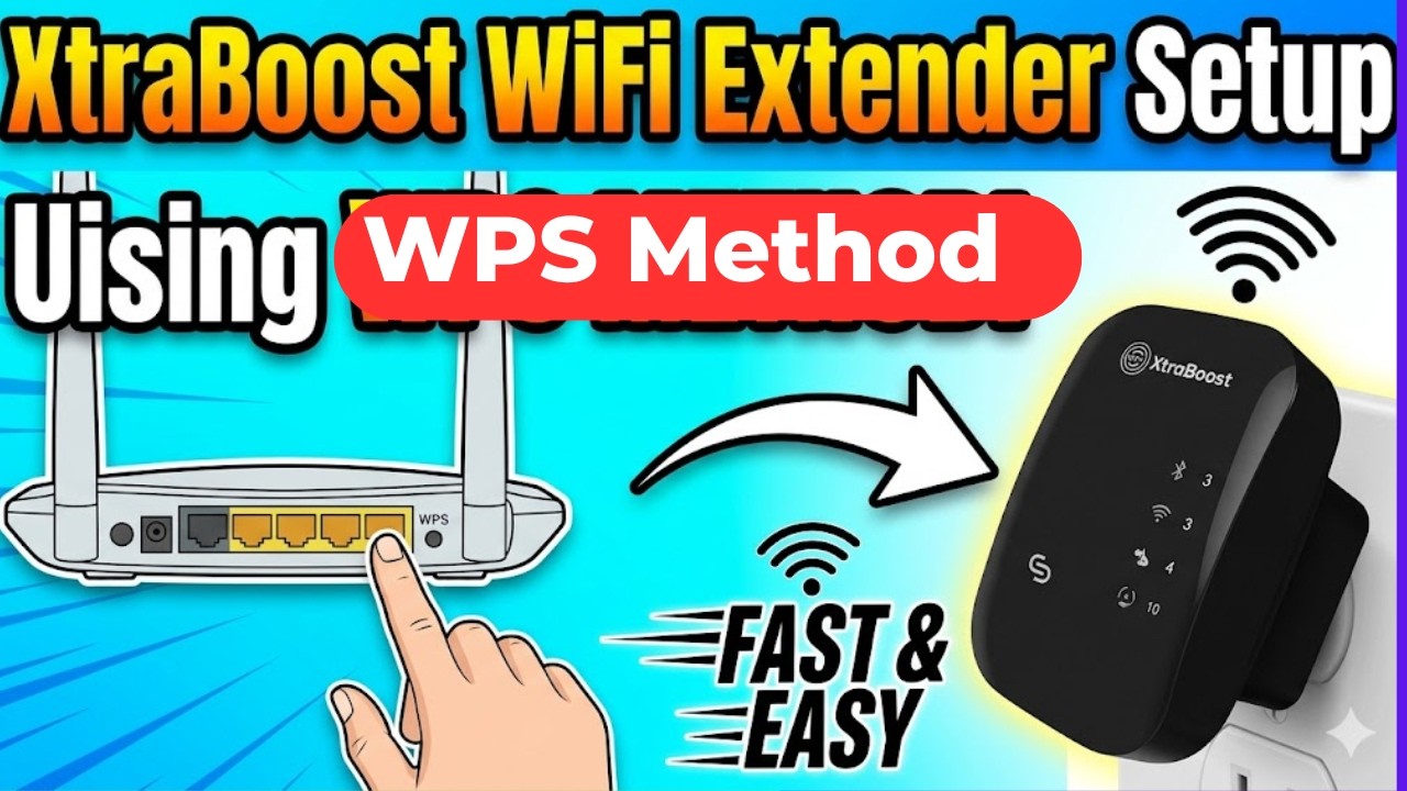 Настройка Wi-Fi-расширителя Xtraboost с использованием метода WPS &mdash; вход в систему и пароль не тр...