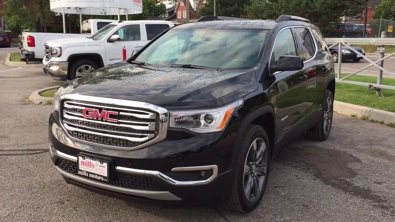 2018 GMC Acadia SLT AWD Heated Front And Rear Seats 6 Passenger Oshawa ON Stock #180097