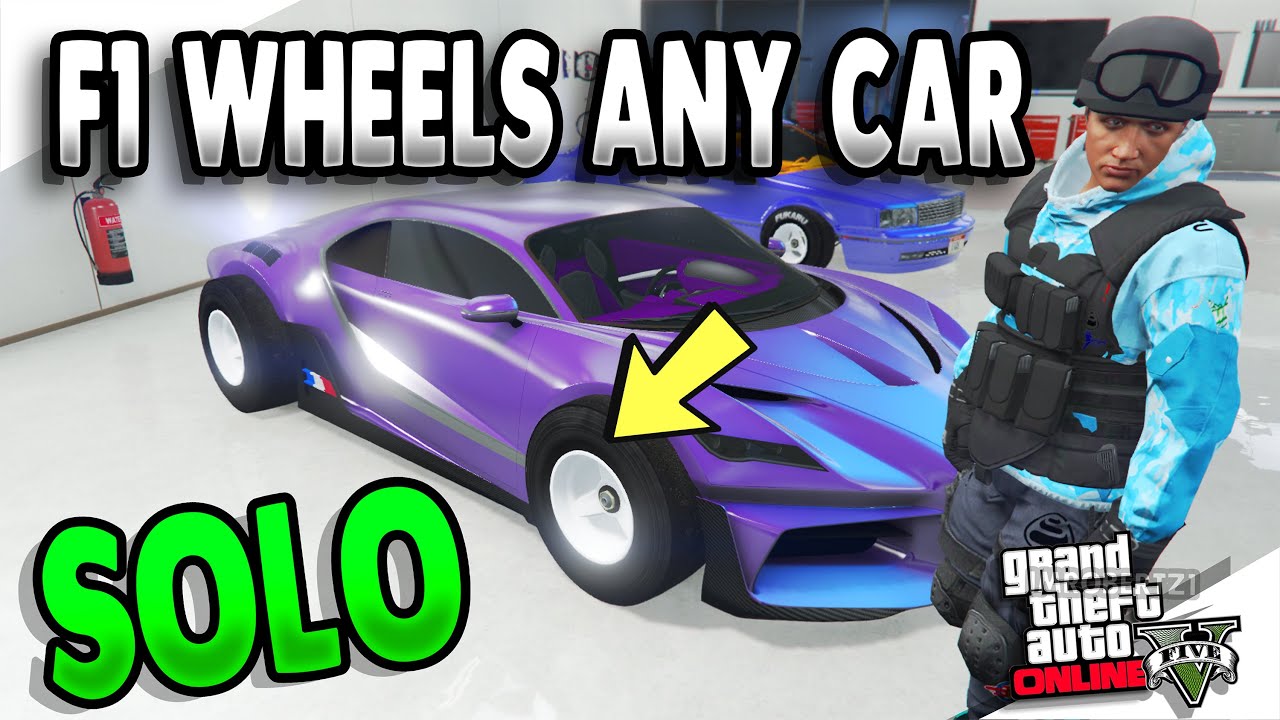 GTA 5 SOLO F1 WHEELS ANY CAR TO CAR MERGE GLITCH 1.52 GTA 5 Glitches