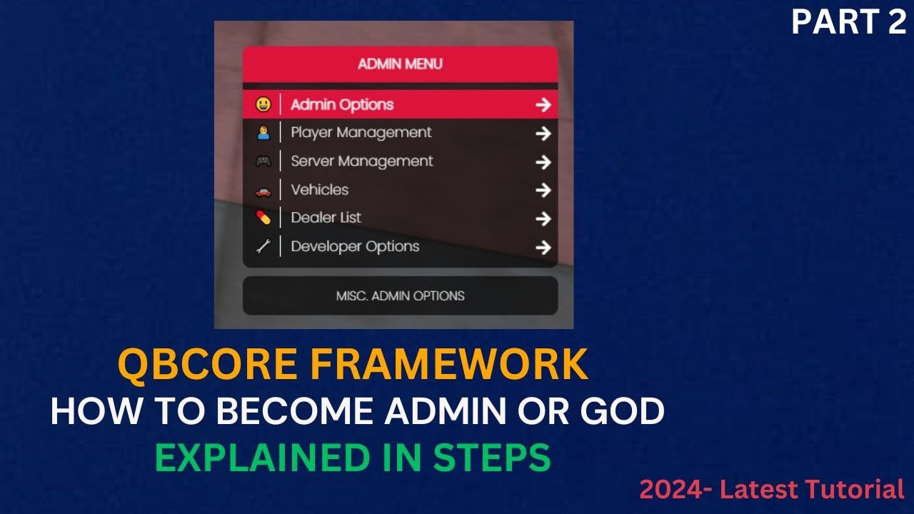 How to configure QBCore Server Admin Permissions | Walk Through | Setup | 2023 Updated