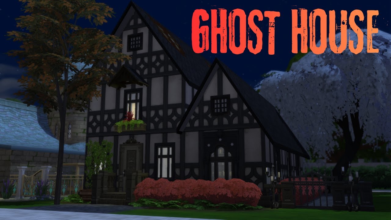 I Built a Ghost House on my Street of Occults // Sims 4 Speed Build