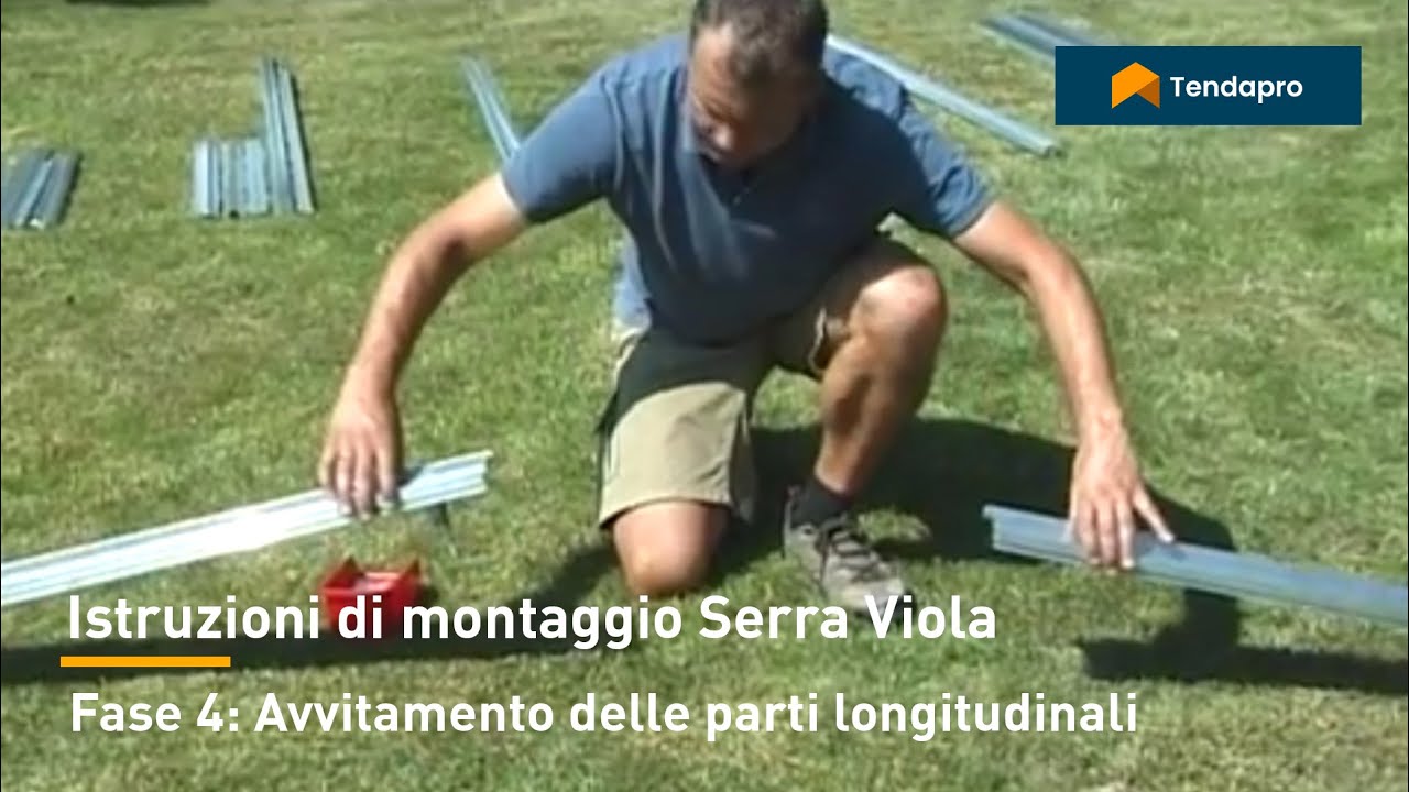 VIOLA - Fase 4 Avvitamento delle parti longitudinali