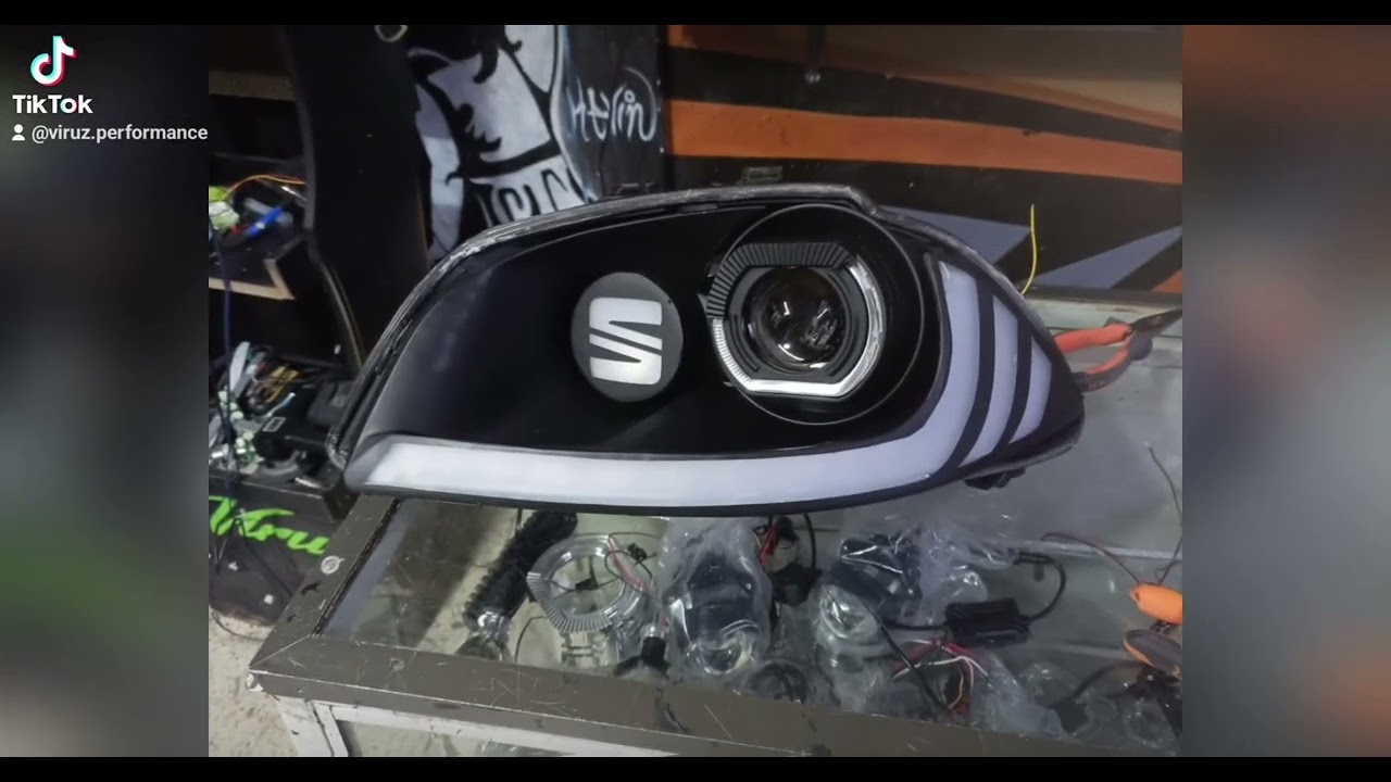 fabricación de Mica y fabricación de acrílico DRL SEAT Ibiza