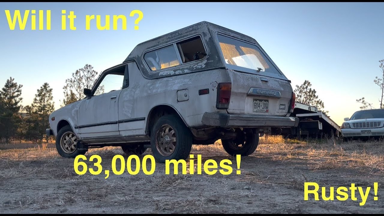 1979 Subaru BRAT! Will it run after 4 years?