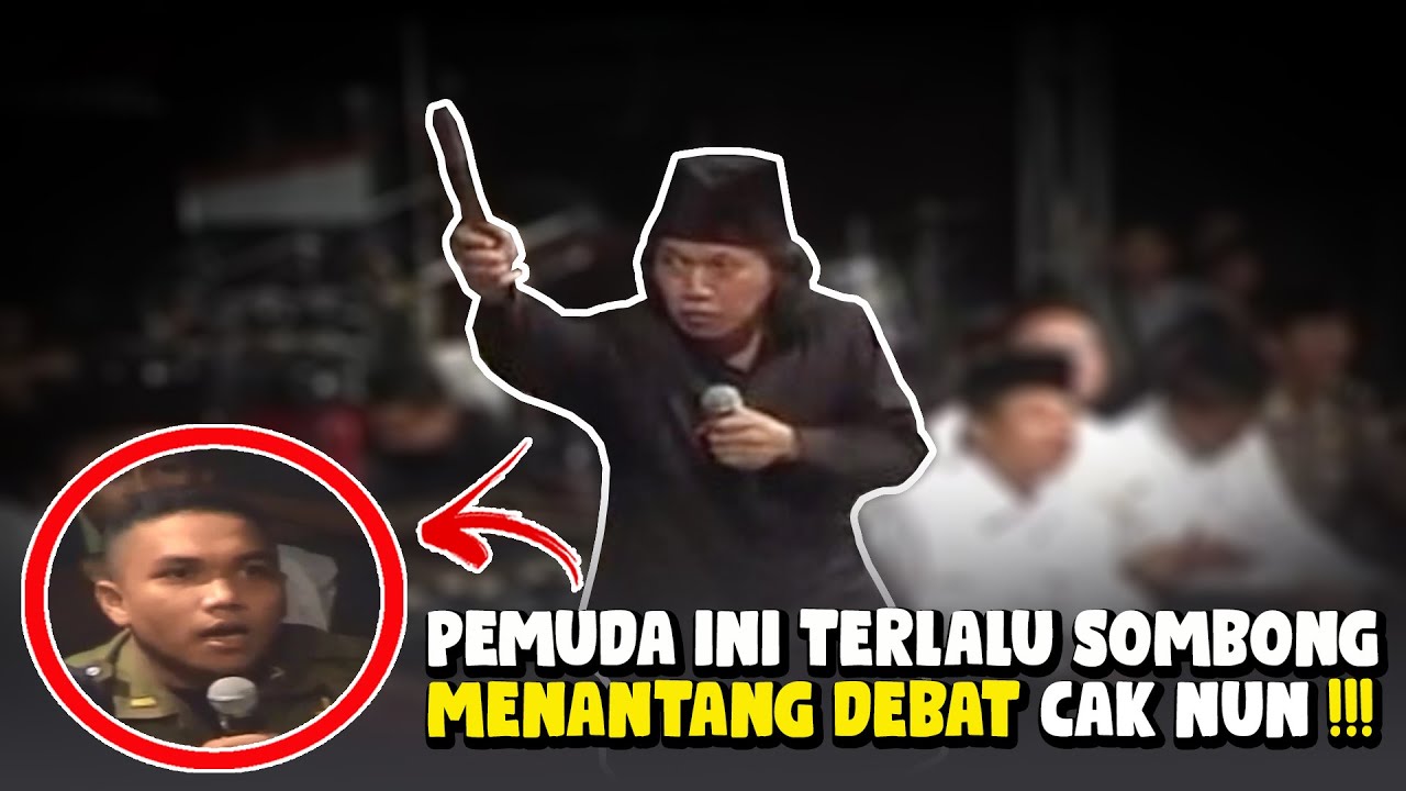 INI AKIBATNYA BERDEBAT DENGAN CAK NUN TANPA MENGGUNAKAN ILMU DAN AKAL !!!