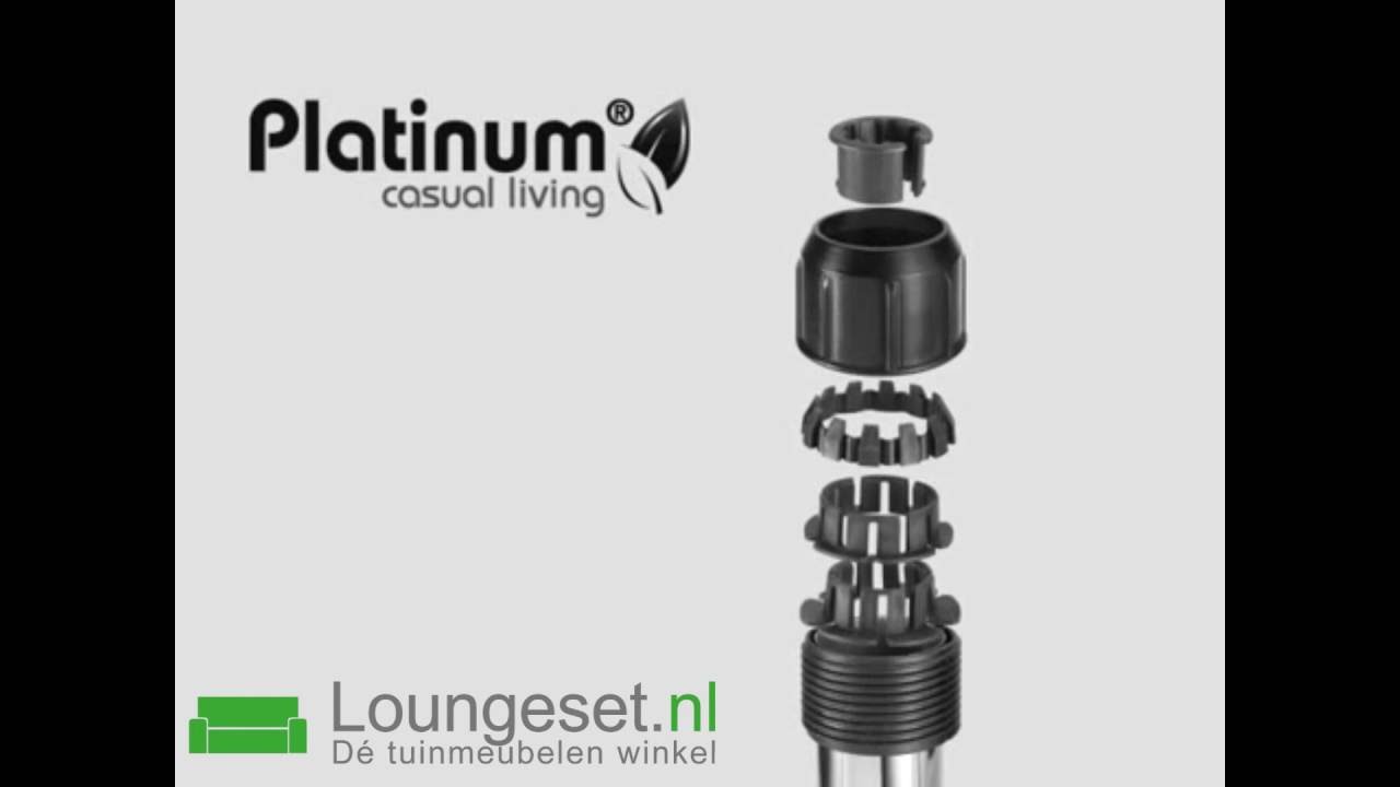 Platinum parasolvoet Rome 30 - 40 - 60 kg