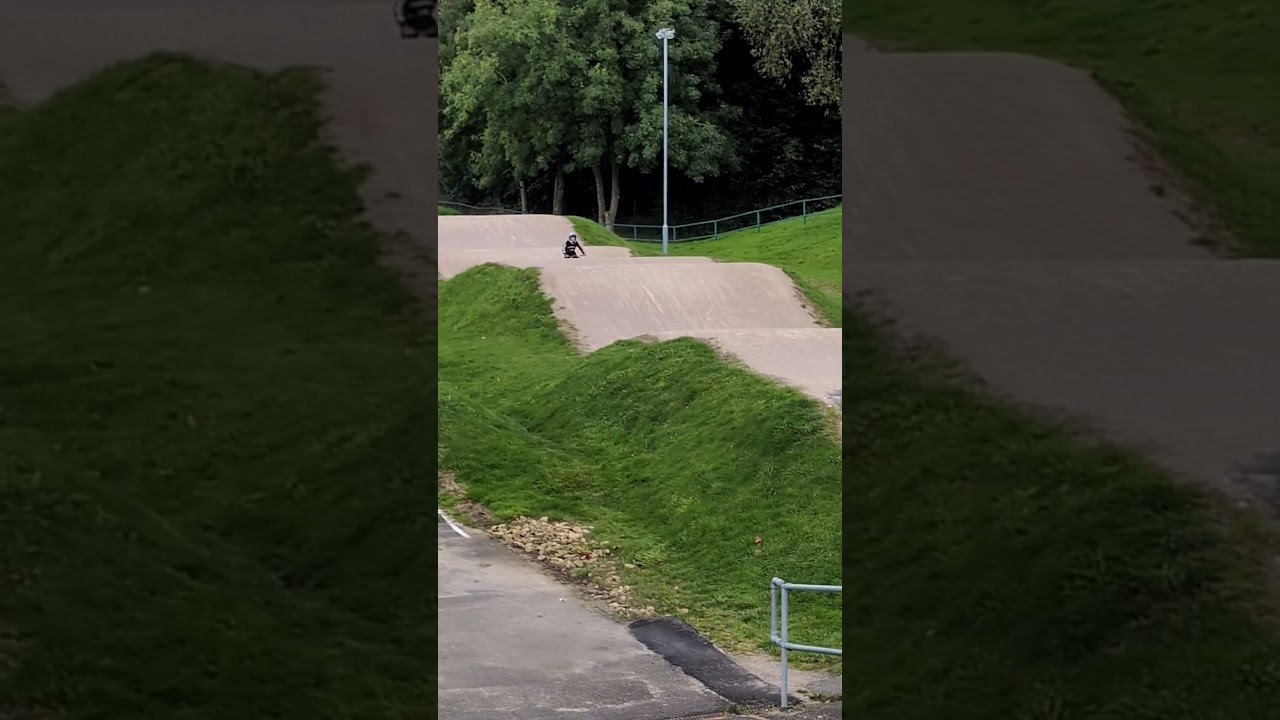 Practising Pedal manuals at derby BMX track #bmxtraining #pedalmanuals #bmx #bmxskills