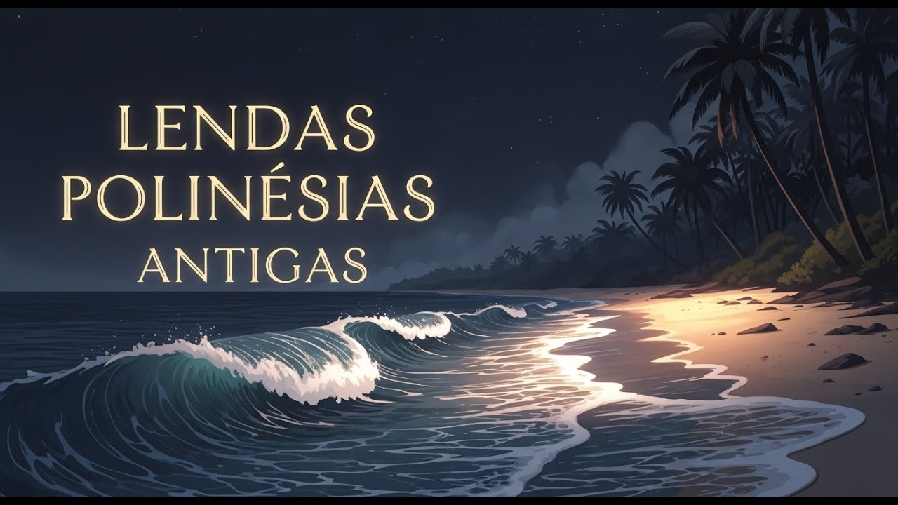 Lendas Polinésias Antigas Guardadas pelo Mar Noturno | Histórias para Dormir com Chuva de Fundo