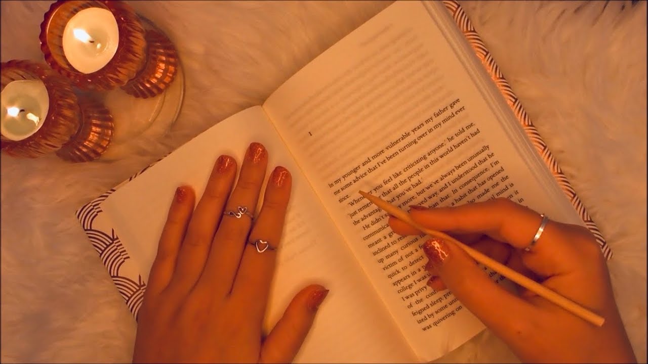 ASMR 2 hours reading in inaudible whispers (clicky mouth sounds) 🥱