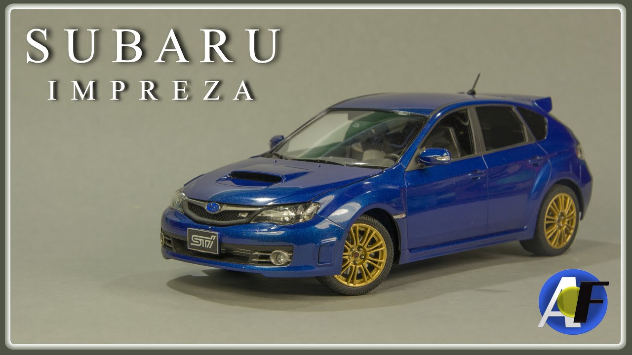 Aoshima 1:24 Subaru Impreza WRX STI 2007 [full video build]