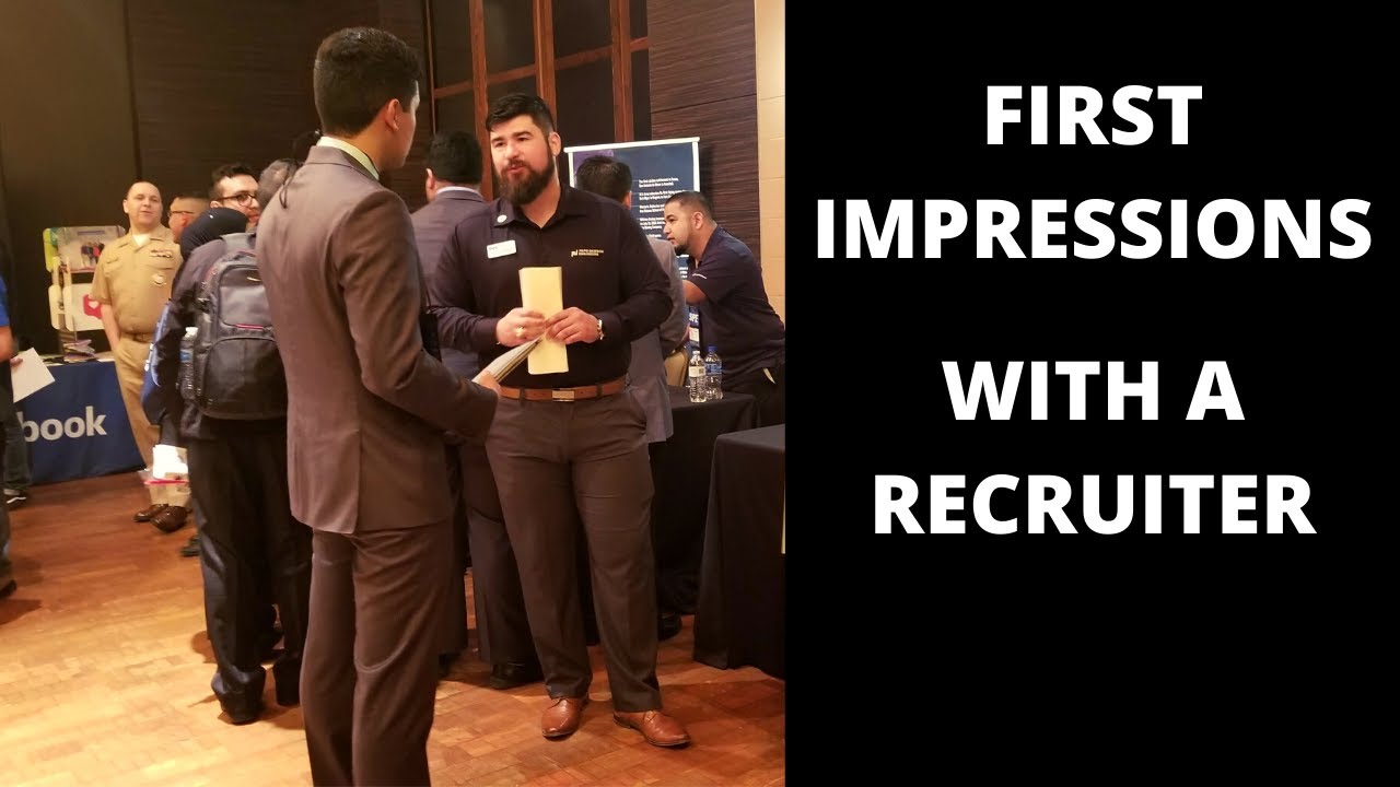 first impressions with college recruiter | how to not mess it up