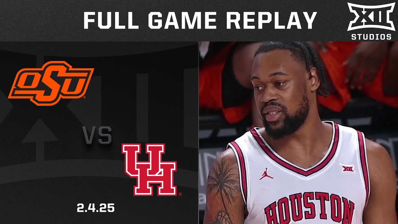 Oklahoma State vs. Houston (2.4.25) Full Game Replay | 2024-25 Big 12 Men's Basketball