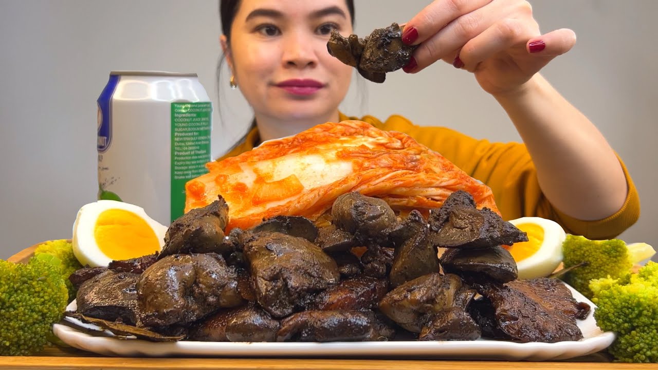 CHICKEN LIVER ADOBO | Adobong Atay ng Manok | MUKBANG ASMR | MUKBANG PHILIPPINES | HANIMACE TV