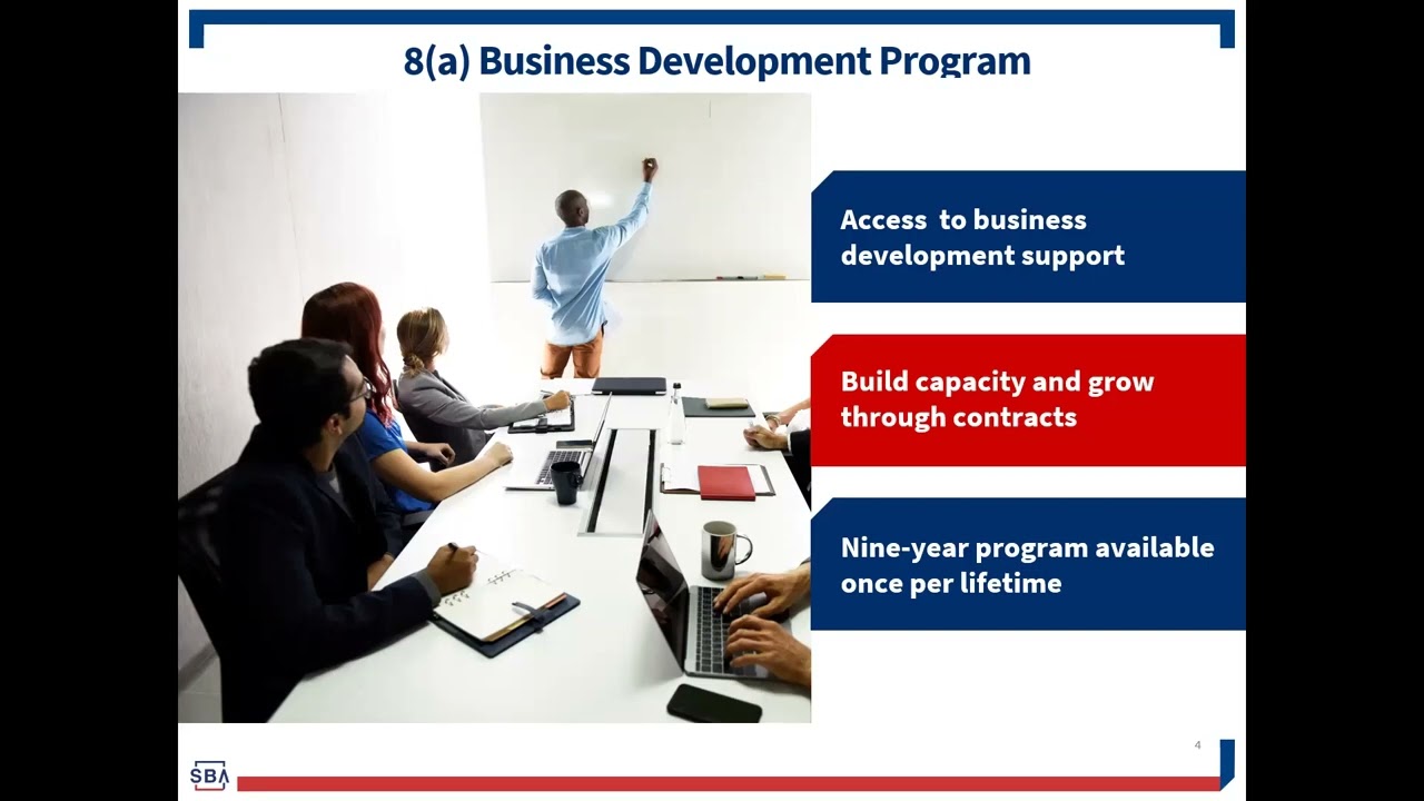 SBA Webinar Tuesday: 8a Business Development Program