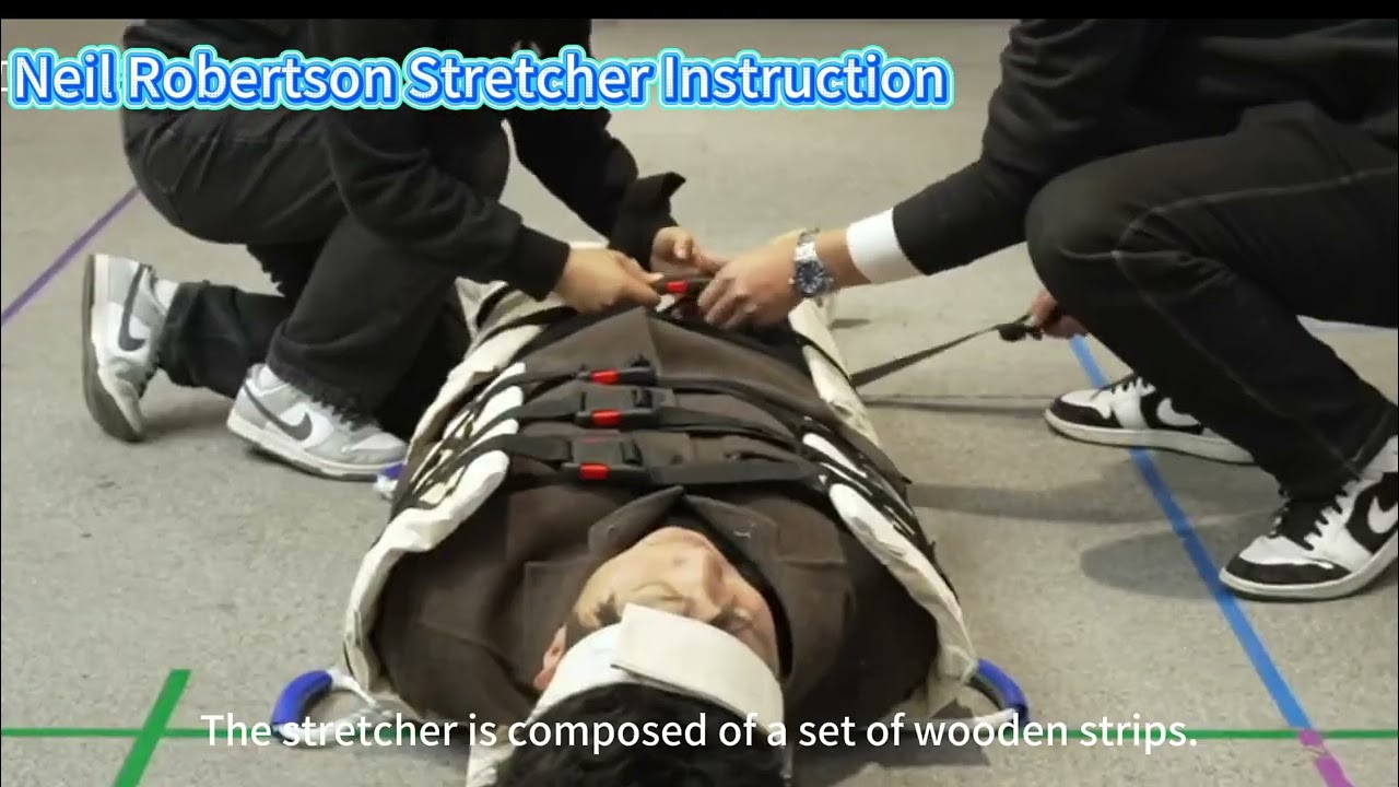 Neil Robertson Stretcher Instruction#stretcher  #lifesaving