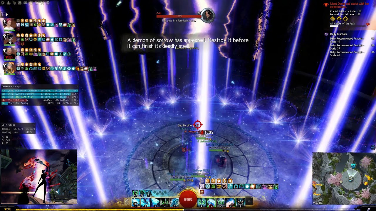 GW2 Sunqua Peak CM | Condi Firebrand PoV (DwD run)