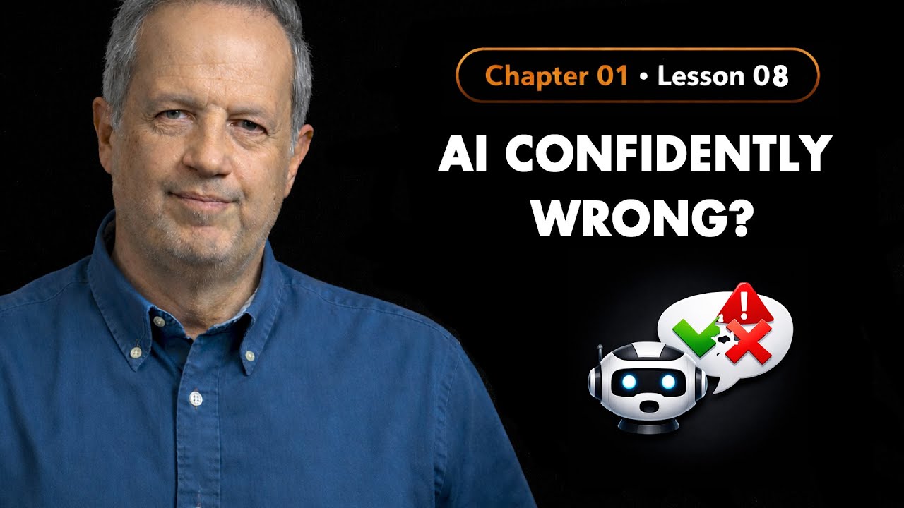 Όταν το AI λέει ανακρίβειες με σιγουριά – Μάθε να ξεχωρίζεις την αλήθεια | Κεφάλαιο 01 - Μάθημα 08