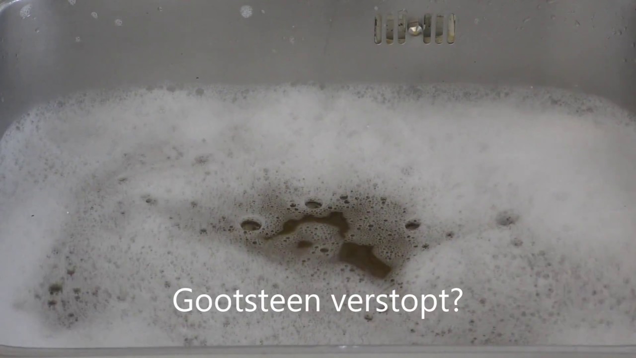 Gootsteen verstopt
